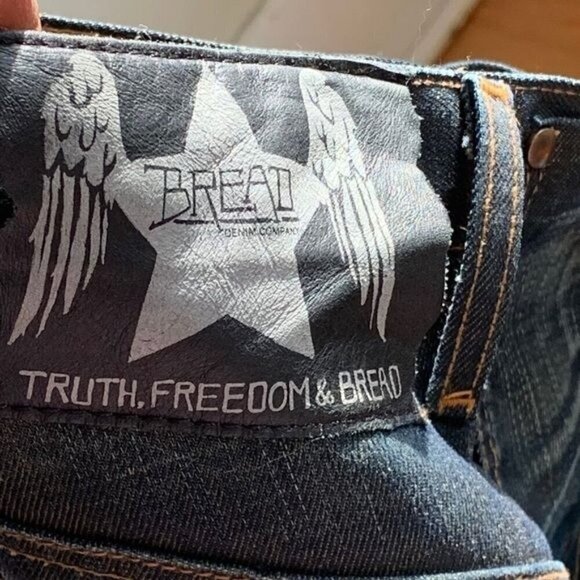 Truth, Freedom & Bread blue jeans 31 straight dark wash - Picture 6 of 13